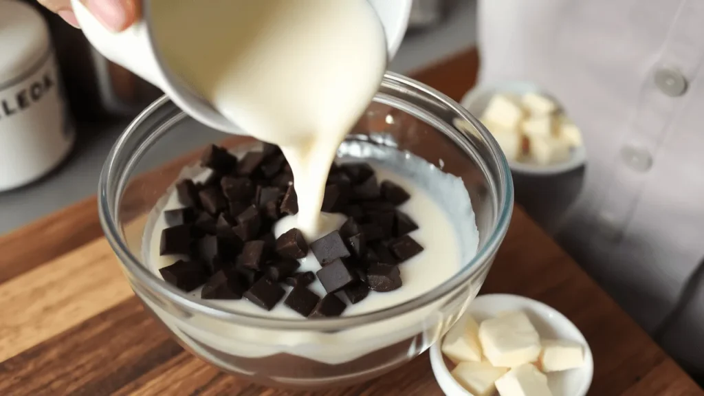 Préparer la ganache au chocolat