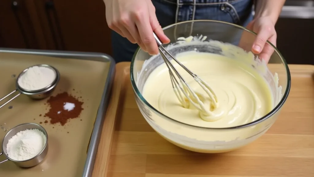 Préparer la génoise au chocolat